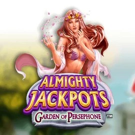 Almighty Jackpots: Garden of Persephone logo – Jackpots by Novomatic at PricedUp Casino