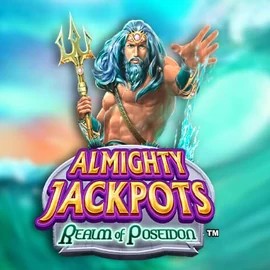 Almighty Jackpots – Realm of Poseidon game by Novomatic – logo hosted on PricedUp Casino
