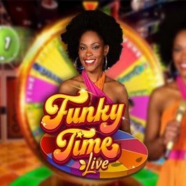Funky Time logo by Evolution at PricedUp Casino
