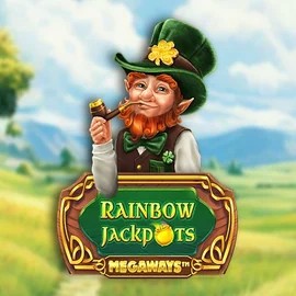 Rainbow Jackpots Megaways slot visual from Red Tiger Gaming available on pricedup.eu.com
