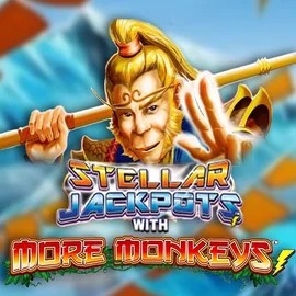 Stellar Jackpots with More Monkeys logo by Lightning Box Game PricedUp Casino